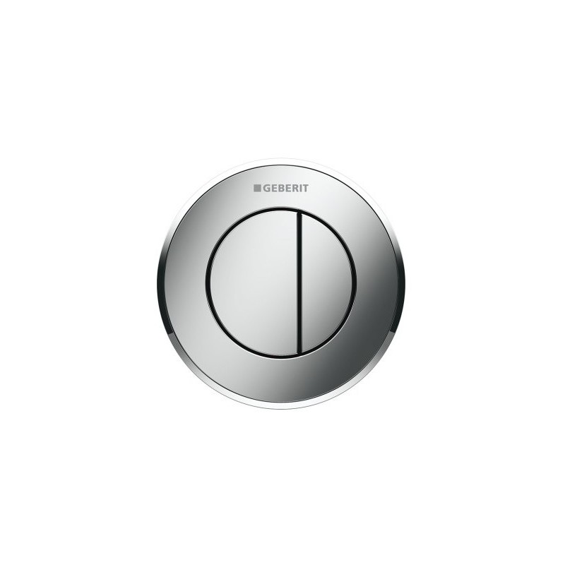 Geberit Dual Flush Button Type 10 Gloss/Matt/Gloss Chrome Geberit Dual Flush Button Type 10 Gloss/Matt/Gloss Chrome