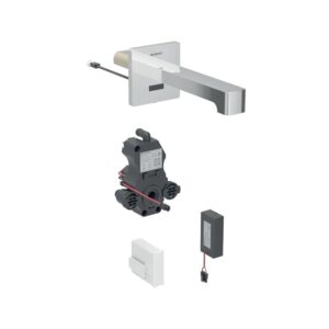 Geberit Brenta Wall Mounted Basin Tap, Battery, for Concealed Box