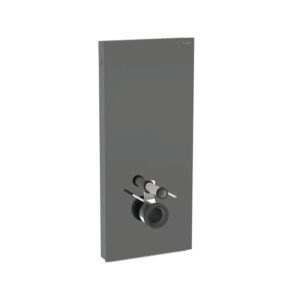 Geberit Monolith for Wall-Hung WC 114cm Lava Glass/Black Chrome