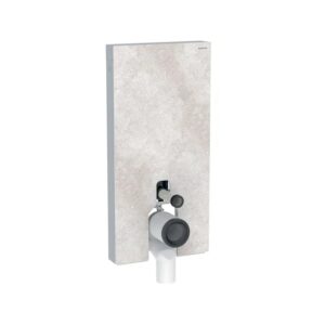 Geberit Monolith Plus for Floorstanding WC 101cm Concrete/Aluminium