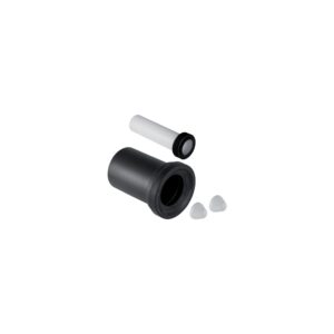 Geberit WC Collar Set with Cover Caps Matt Chrome 90mm