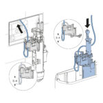 Geberit Penumatic Actuator Unit Single