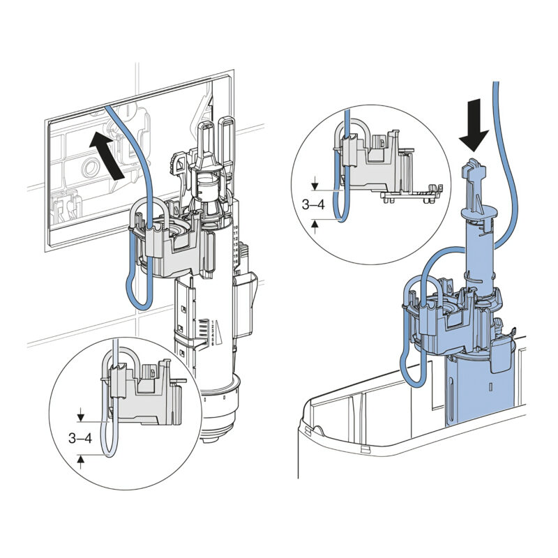 Geberit Penumatic Actuator Unit Single