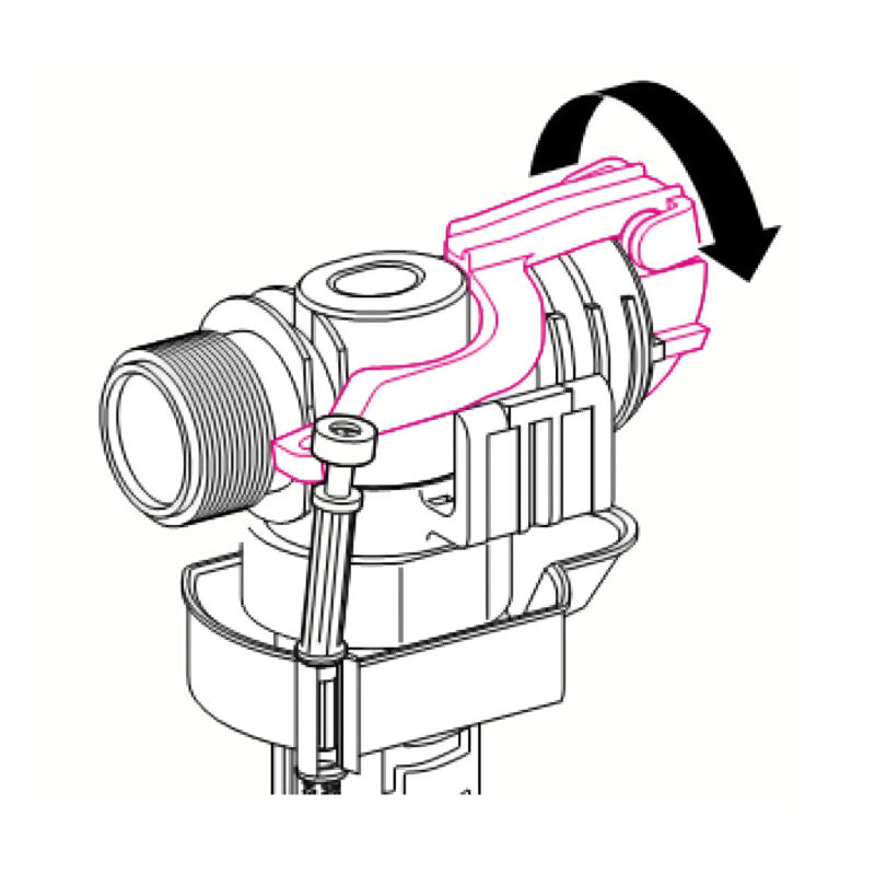 Geberit Diaphragm Seal Assembly for Side Filling Valve Type 380