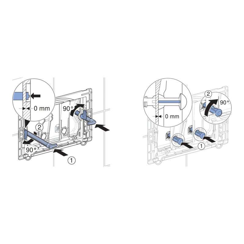Geberit Push Rod Set for UP320