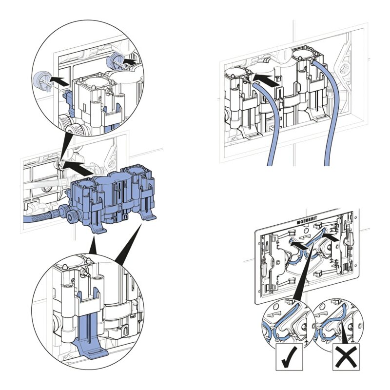Geberit Hydraulic Flushing Device 1-3 Bar