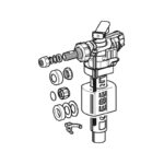 Geberit Fill Valve Type 380AG for Exposed Cisterns