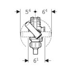 Geberit Fill Valve Type 380AG for Exposed Cisterns