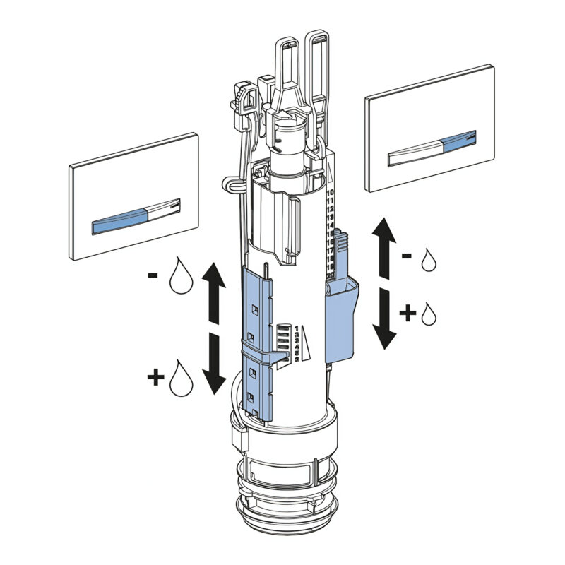Geberit Flush Valve Type 212 Complete