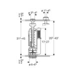 Geberit Type 290 Flush Valve 40mm Diameter Single Flush