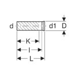 Geberit Extension Inlet Flush Pipe