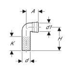Geberit DuoFix HDPE WC Connector Bend