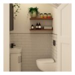 Geberit Alpha 112cm Frame & Cistern with Bronze Square Flush Plate