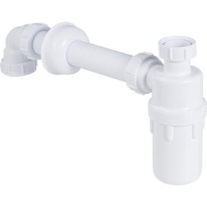 Geberit 1/4" Plastic Bottle Trap with Bend