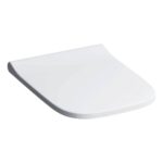 Geberit Smyle Square Wall Hung Rimfree Toilet with Wrapover Soft Close Seat