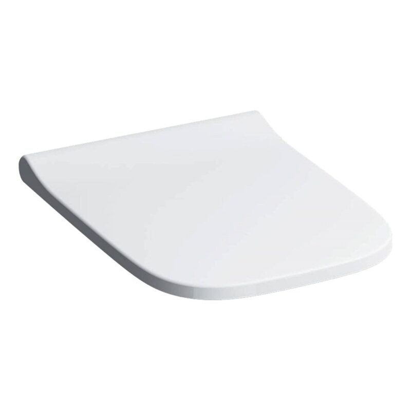 Geberit Smyle Square Wall Hung Rimfree Toilet with Wrapover Soft Close Seat