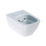 Geberit Smyle Square Wall Hung Rimfree Toilet with Sandwich Soft Close Seat