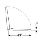 Geberit Selnova Standard Toilet Seat & Cover