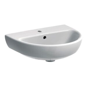 Geberit Selnova 500x410mm 1 Taphole Handrinse Basin & Full Pedestal