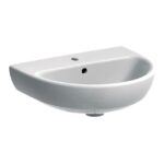 Geberit Selnova 500x410mm 1 Taphole Handrinse Basin & Semi Pedestal