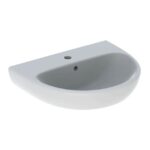 Geberit Selnova 550x440mm 1 Tap Hole Basin & Full Pedestal