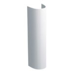 Geberit Selnova 550x440mm 2 Tap Hole Basin & Full Pedestal