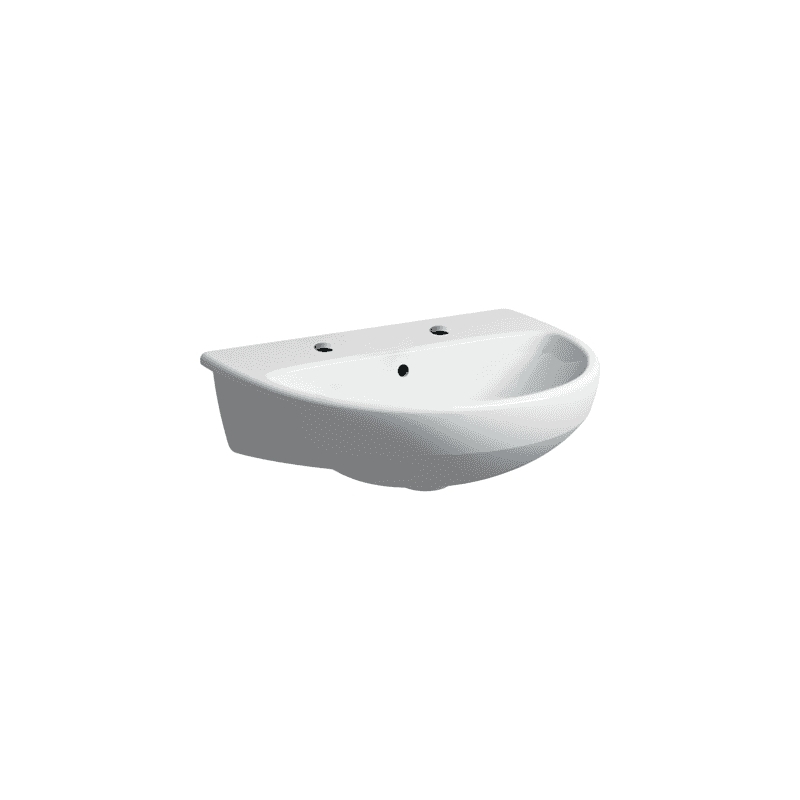 Geberit Selnova Semi Recessed Basin 550x440mm 2 Taphole Geberit Selnova Semi Recessed Basin 550x440mm 2 Taphole
