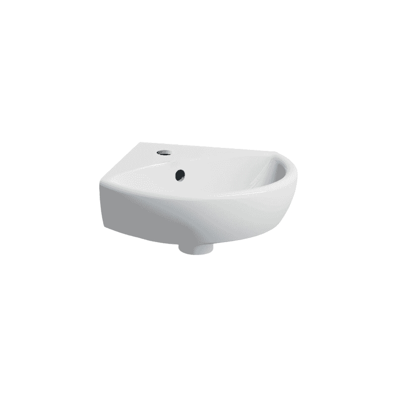 Geberit Selnova Corner Handrinse Basin 410mm 1 Taphole Geberit Selnova Corner Handrinse Basin 410mm 1 Taphole