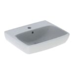 Geberit Selnova Square 500x420mm 1 Taphole Basin & Full Pedestal