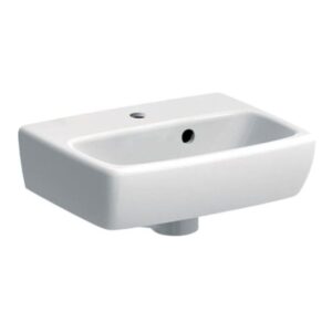 Geberit Selnova Square 360x280mm 1 Tap Hole Basin & Full Pedestal