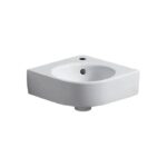 Geberit Selnova Compact Round Corner Basin 500mm 1 Taphole