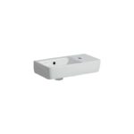 Geberit Selnova Compact 500mm Basin,1 Right Hand Tap Hole, Left Hand Bowl