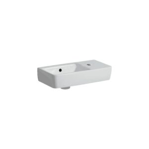 Geberit Selnova Compact 500mm Basin,1 Right Hand Tap Hole, Left Hand Bowl