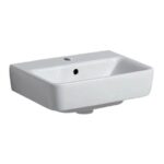 Geberit Selnova Compact 450mm Wall Hung Basin 1 Tap Hole