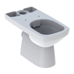 Geberit Selnova Square Open Back Close Coupled Toilet with Bottom Fix Seat