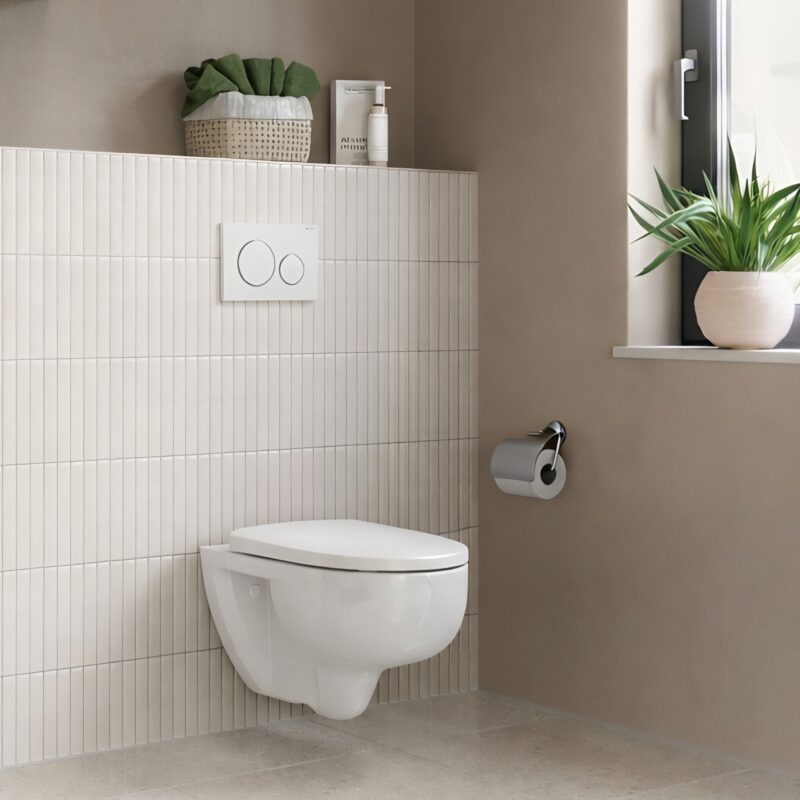 Geberit Selnova Wall Hung TurboFlush Toilet & Soft Close Seat Pack