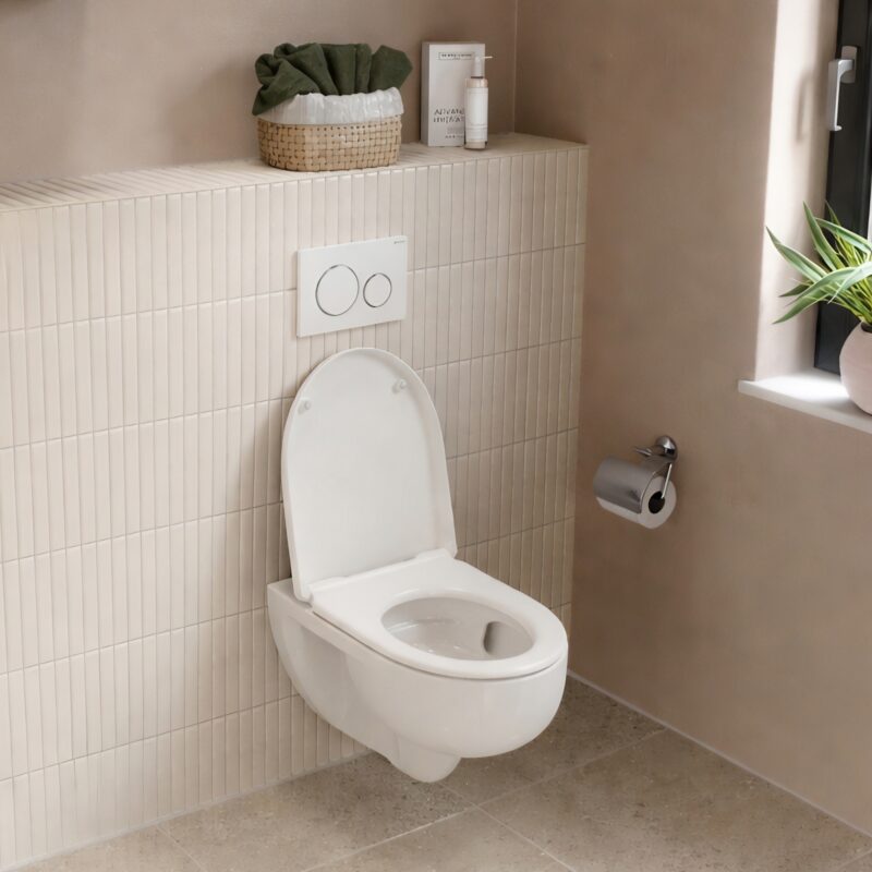 Geberit Selnova Wall Hung TurboFlush Toilet & Soft Close Seat Pack
