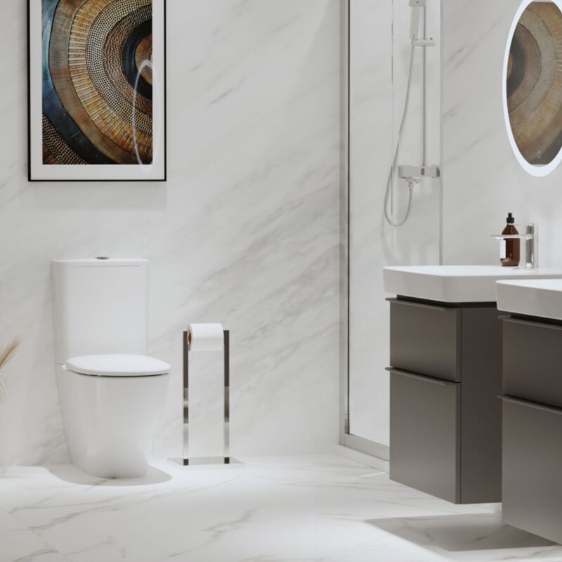 Geberit Smyle 3-in-1 Rimless CC Toilet Pack with Pan, Cistern & Soft Close Seat