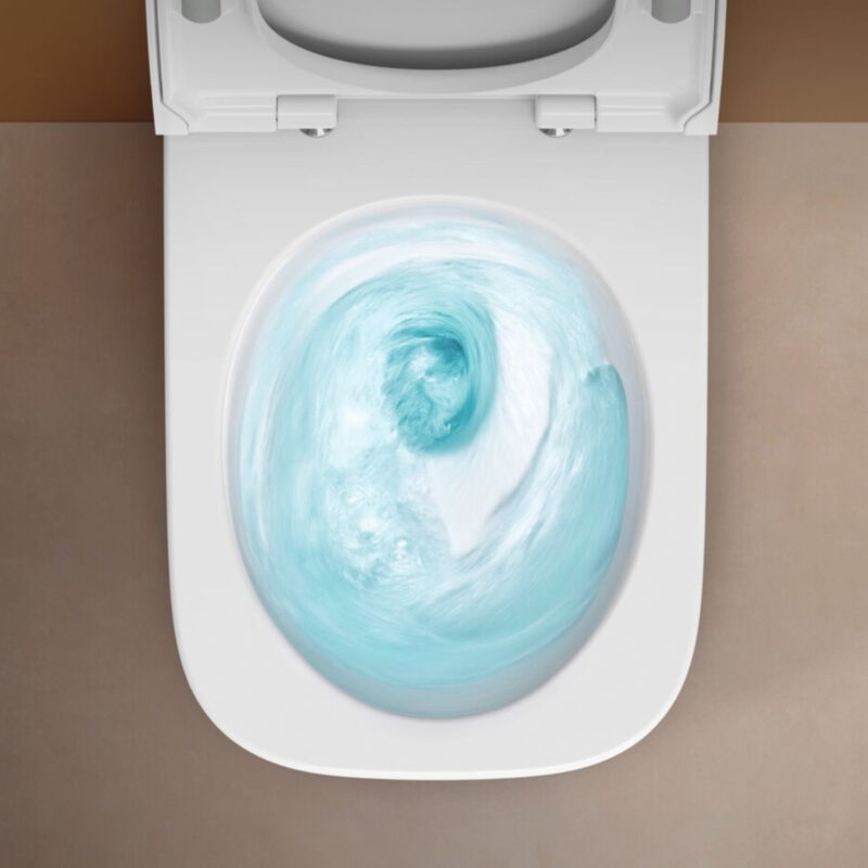 Geberit Smyle Square Wall Hung TurboFlush Toilet & Sandwich Soft Close Seat Pack