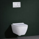 Geberit Smyle Square Wall Hung TurboFlush Toilet & Sandwich Soft Close Seat Pack