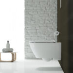 Geberit Smyle Square Wall Hung TurboFlush Toilet & Sandwich Soft Close Seat Pack