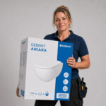 Geberit Aniara Rimless Wall Hung Pan & Soft Close Quick Release Seat Pack