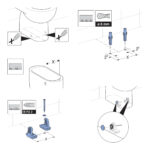 Geberit Floor Fastening Material for Floor-Standing WC