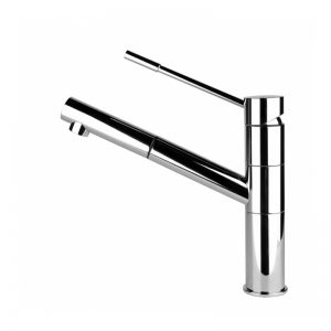 Gessi Oxygen Top Lever Sink Mixer with Pull-Out Chrome