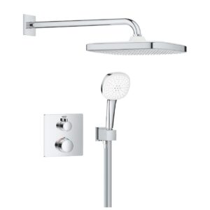 Grohe Grohtherm Concealed Shower System with Tempesta 250 Cube