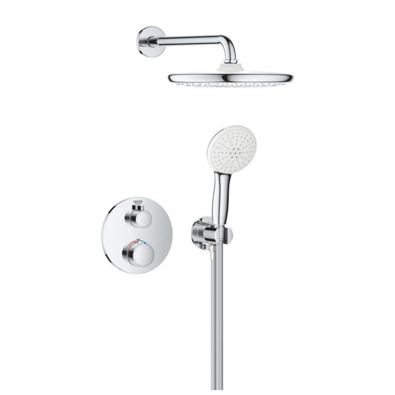 Grohe Grohtherm Concealed Shower System with Tempesta 250