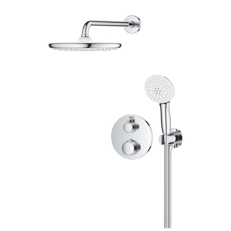 Grohe Grohtherm Concealed Shower System with Tempesta 250