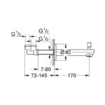 Grohe Eurosmart Cosmopolitan Bath Spout with Diverter