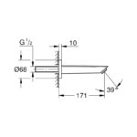 Grohe Eurosmart Bath Spout 13448