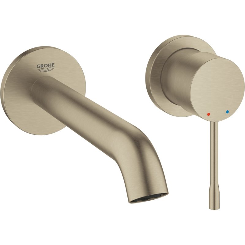 Grohe Essence Wall Basin Mixer Trim M-Size Brushed Nickel